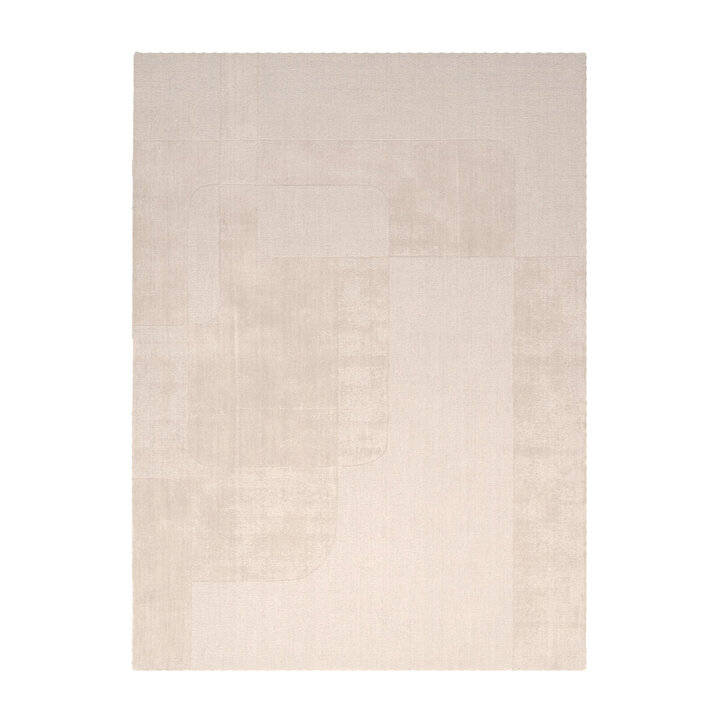 Wollen vloerkleed - Giselle Abstract Creme  - 1
