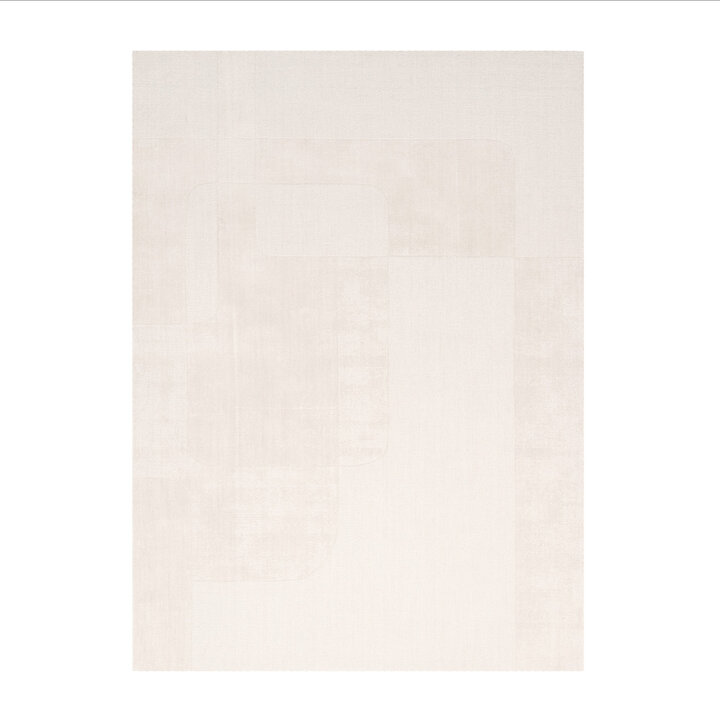 Wollen vloerkleed - Giselle Abstract Wit  - 1