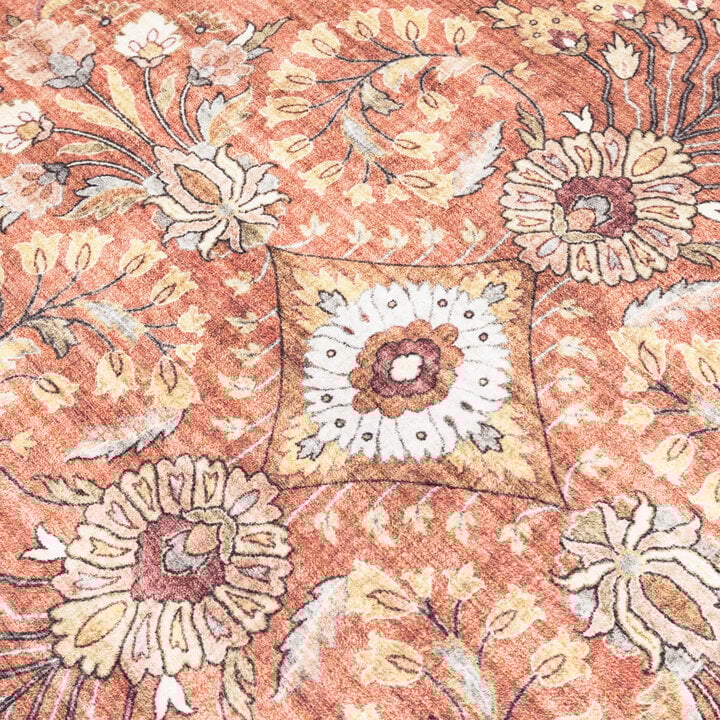 Ovaal vintage buitenkleed - Santo Flora Terra - 3