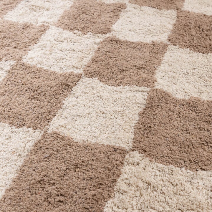 Retro vloerkleed - Gambit Beige/Wit - 3