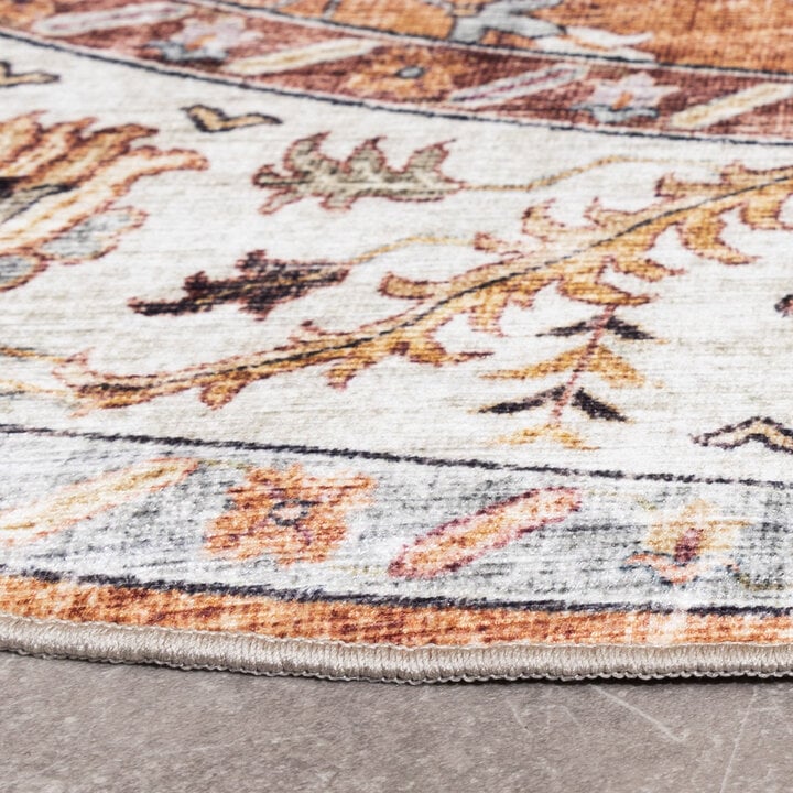 Rond vintage buitenkleed - Santo Medaillon Terra - 5