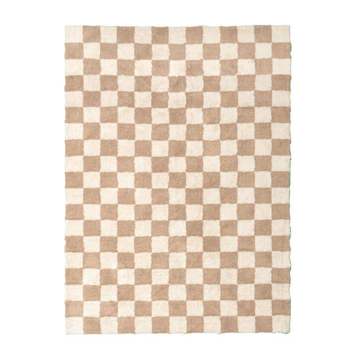 Retro vloerkleed - Gambit Beige/Wit - 1