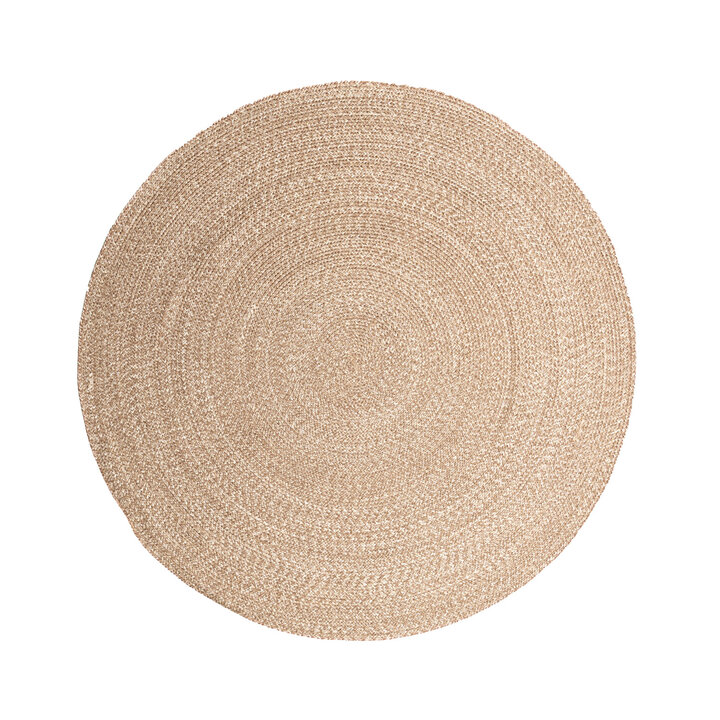 Rond binnen- & buitenkleed - Bali Bruin - 1