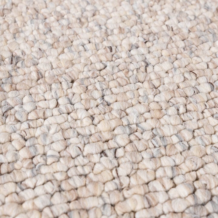 Wasbaar wollen vloerkleed - Bruno Naturel/Creme - 3