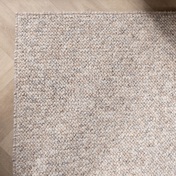 Wasbaar wollen vloerkleed - Bruno Naturel/Creme - 4
