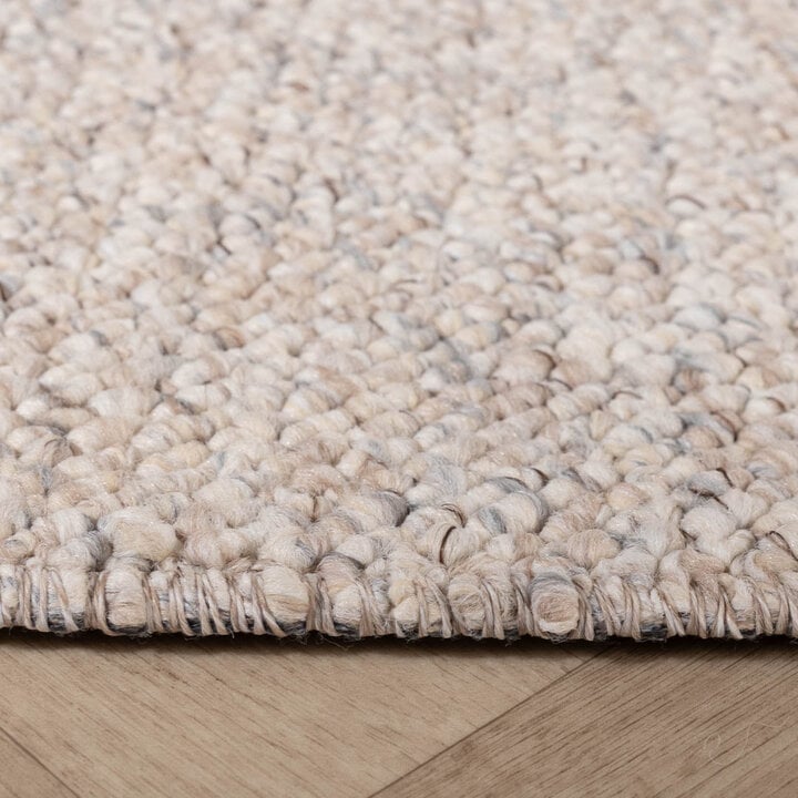 Wasbaar wollen vloerkleed - Bruno Naturel/Creme - 5