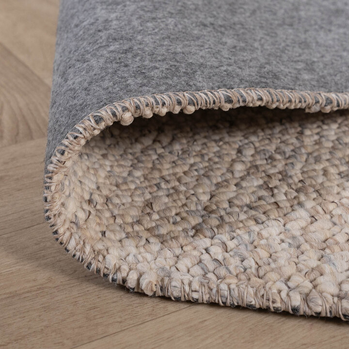 Wasbaar wollen vloerkleed - Bruno Naturel/Creme - 6