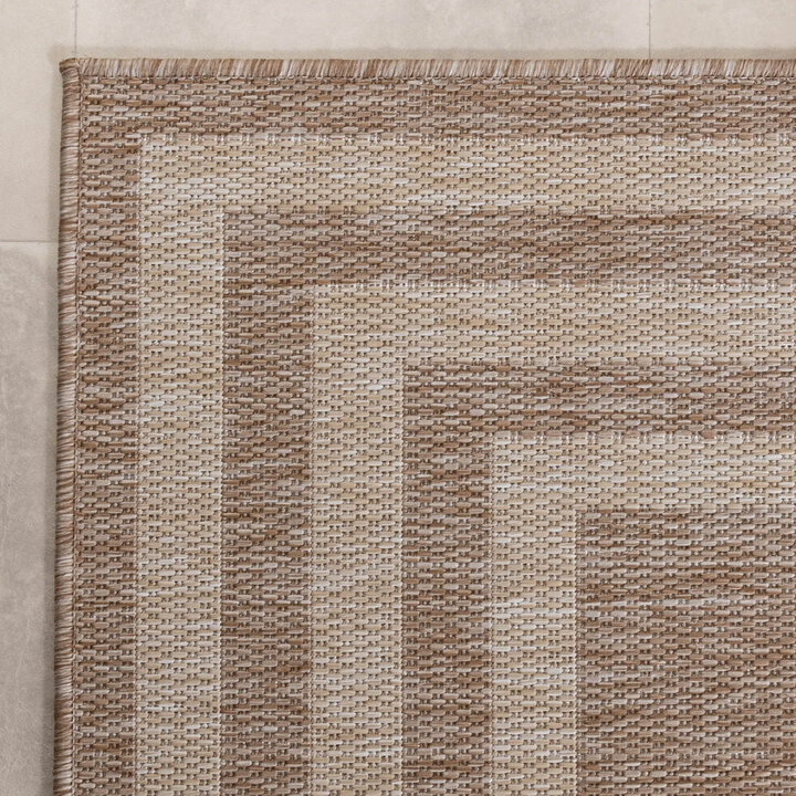 In- & Outdoor loper - Sierra Frame Beige/Creme  - 4