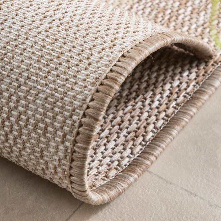 In- & Outdoor loper - Sierra Border Creme/Beige - 6