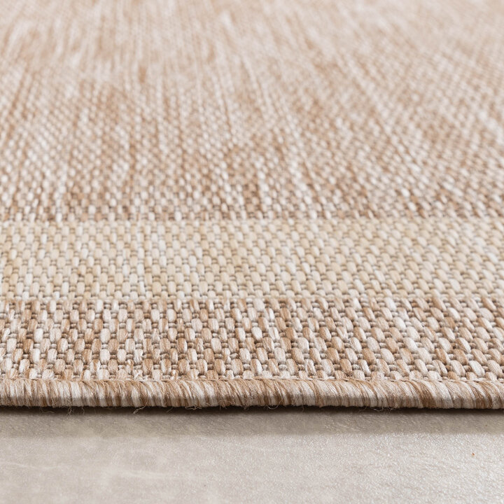 In- & Outdoor loper - Sierra Border Beige/Creme - 5