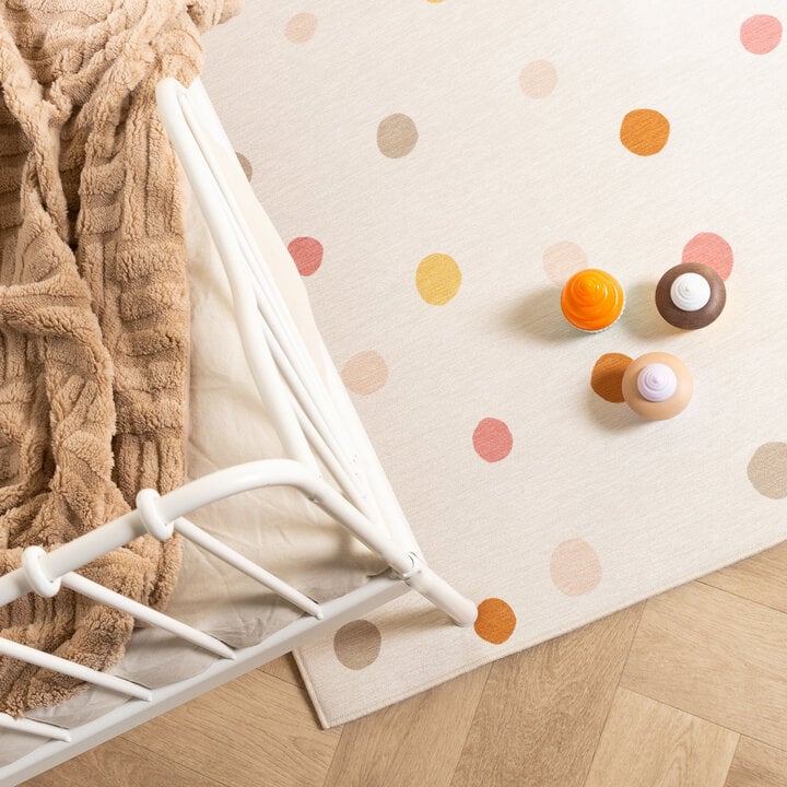 Wasbaar kindervloerkleed - Evi Confetti Multicolor - 2