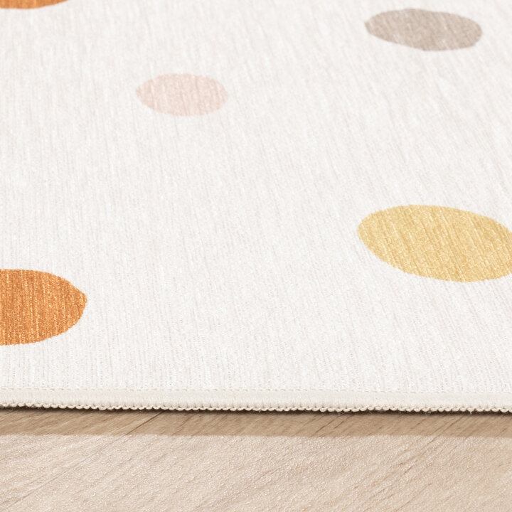 Wasbaar kindervloerkleed - Evi Confetti Multicolor - 5