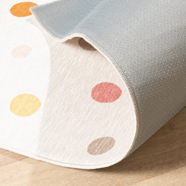 Wasbaar kindervloerkleed - Evi Confetti Multicolor - 6