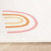 Wasbaar kindervloerkleed - Evi Rainbow Multicolor - thumbnail 5