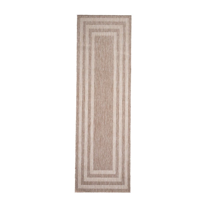 In- & Outdoor loper - Sierra Frame Beige/Creme  - 1