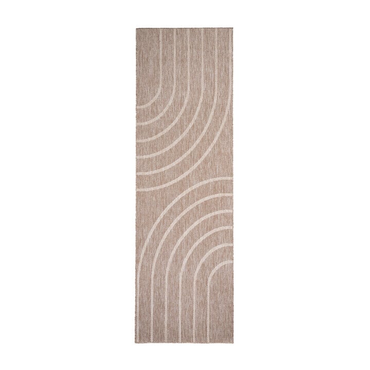 In- & Outdoor loper - Sierra Curves Beige/Creme - 1