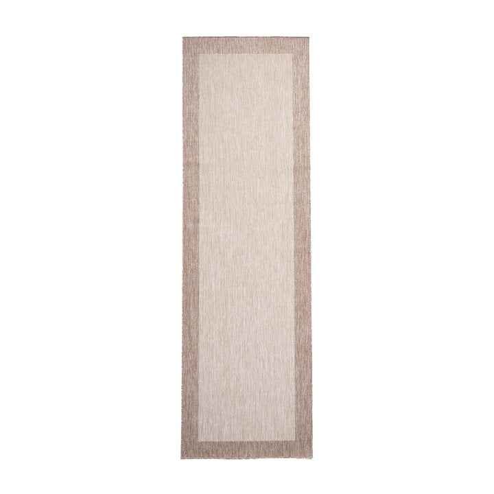 In- & Outdoor loper - Sierra Border Creme/Beige - 1