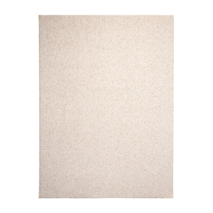 Wasbaar wollen vloerkleed - Bruno Creme/Wit - 1