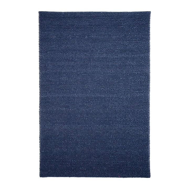 Wollen vloerkleed op maat - New Loop Donkerblauw 290 - 1
