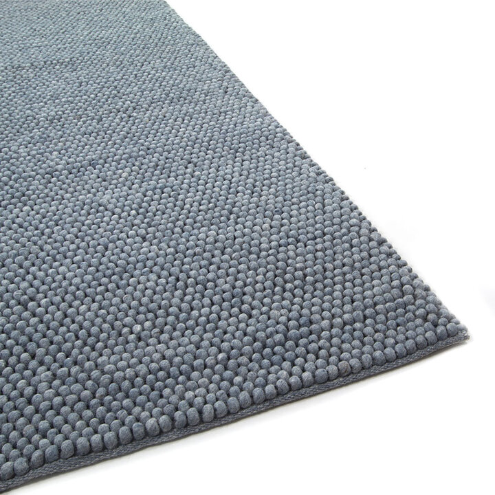 Wollen vloerkleed op maat - New Loop Lichtblauw 227 - 2