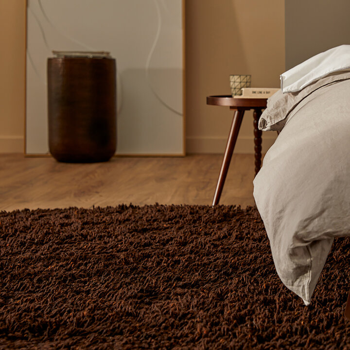 Wollen vloerkleed op maat - Berbero Lungo Bruin 522 - 3