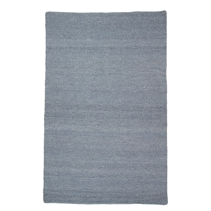 Wollen vloerkleed op maat - Genua Blauw 227 - 1