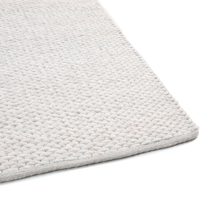 Wollen vloerkleed op maat - Genua Creme/Wit 815 - 2