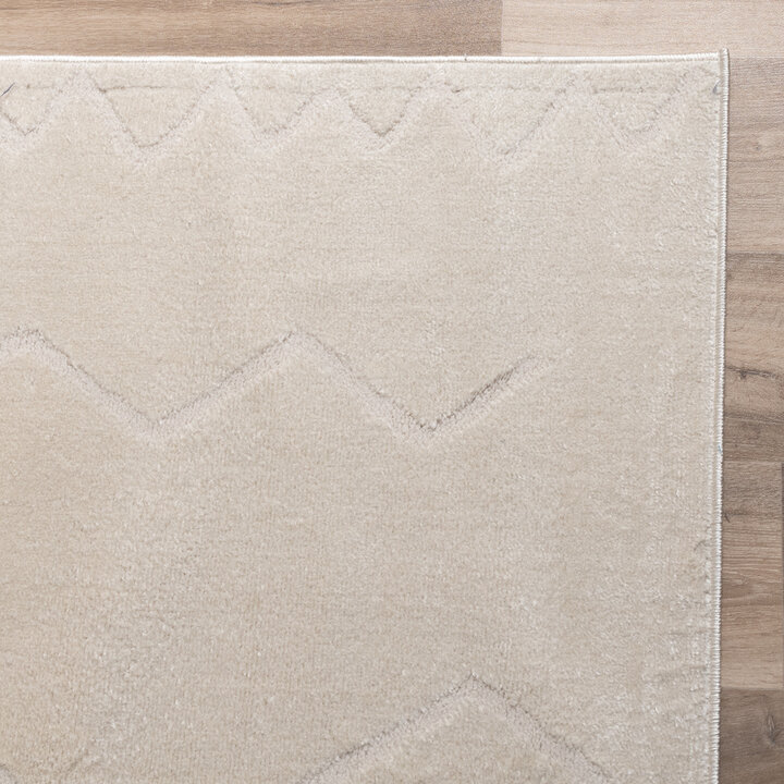 Japandi vloerkleed - Yori Geo Creme/Wit - 4