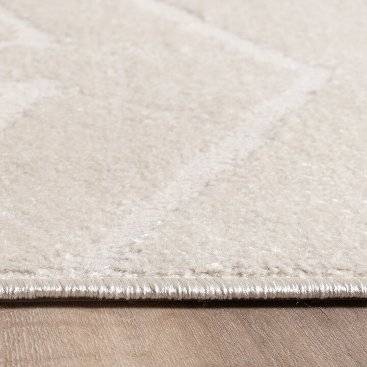 Japandi vloerkleed - Yori Geo Creme/Wit - 5
