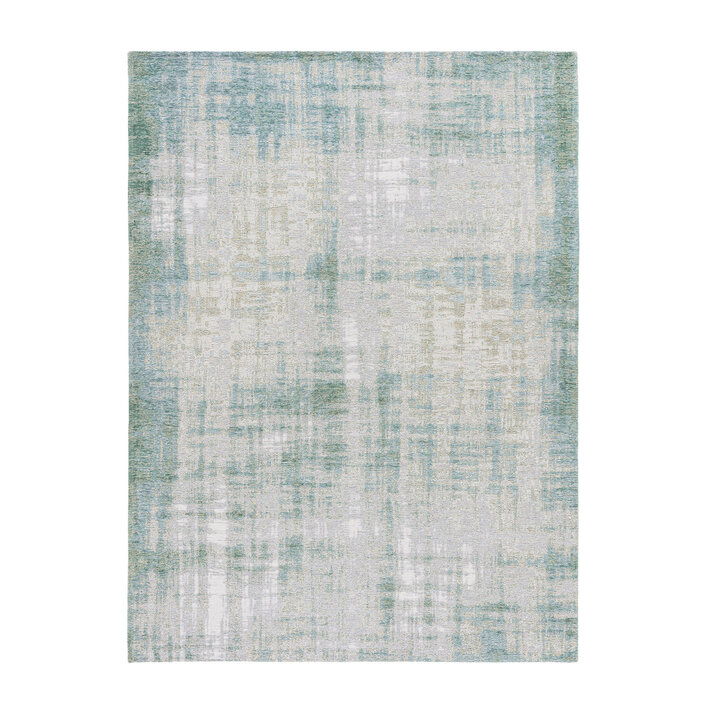 Modern vloerkleed - Grunge Turquoise - 1
