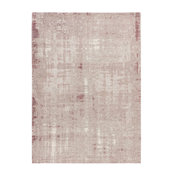 Modern vloerkleed - Grunge Roze/Grijs - 1
