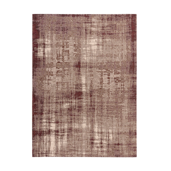 Modern vloerkleed - Grunge Bordeaux/Rood - 1