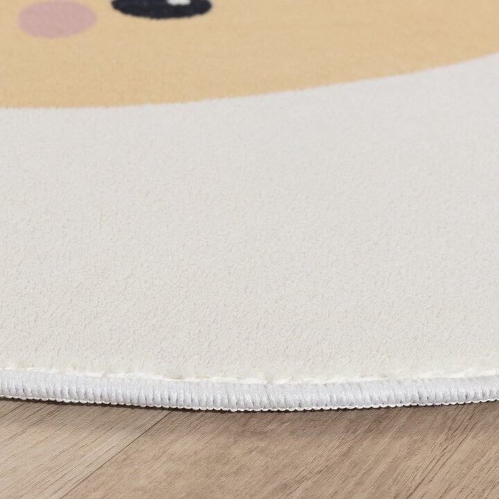 Rond wasbaar kindervloerkleed - Sammy Giraffe Geel - 5