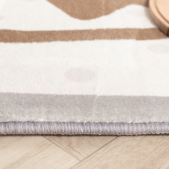 Wasbaar kindervloerkleed - Simba Lion Bruin - 6