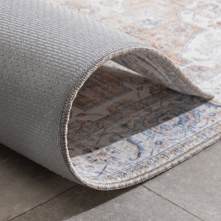 Wasbare loper - Domingo Mandala Beige - 6