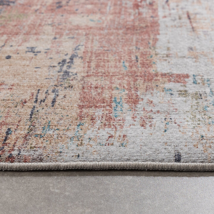 Wasbare loper - Domingo Grunge Terra/Creme - 5