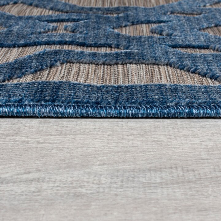 Balkonkleed - Piatto Oro Blauw - 3