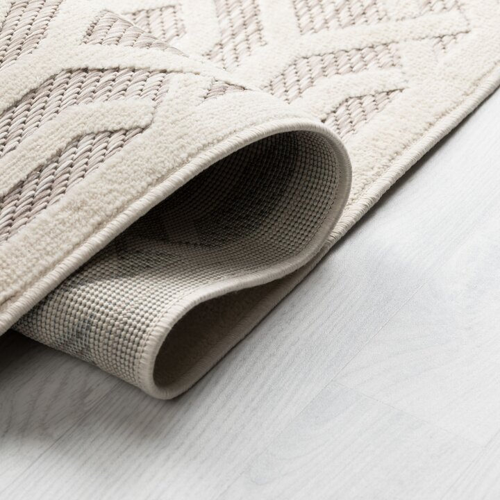 Balkonkleed - Piatto Mataro Creme/Wit - 4