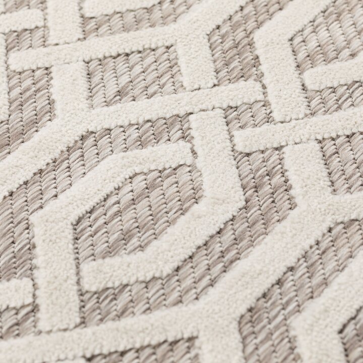 Rond buitenkleed - Piatto Mataro Creme/Wit - 2