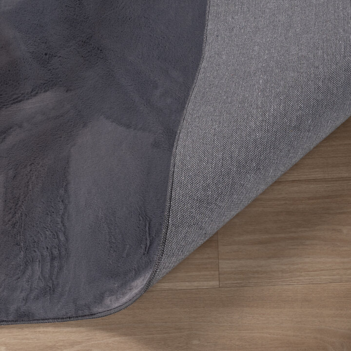 Zacht laagpolig vloerkleed - Cozy Antraciet  - 6