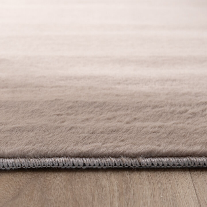 Zacht laagpolig vloerkleed - Cozy Taupe  - 5
