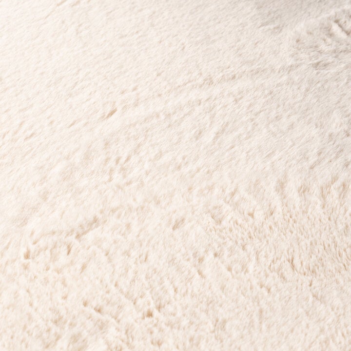 Rond laagpolig vloerkleed - Cozy Creme  - 3