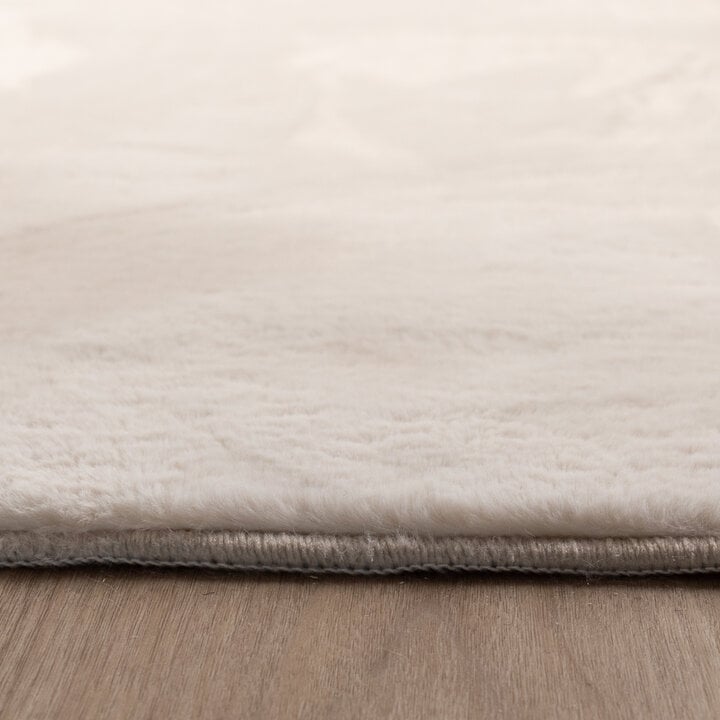 Zacht laagpolig vloerkleed - Cozy Creme - 5