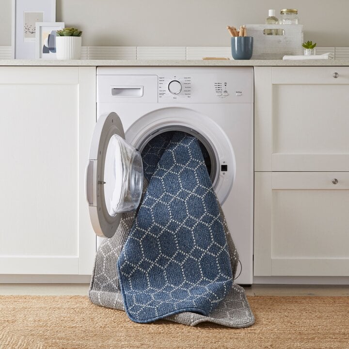 Wasbare deurmat - Argo Blauw - 7