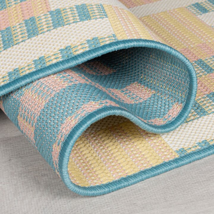Balkonkleed - Villo Check Multicolor - 5
