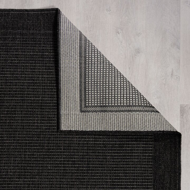 Buiten vloerkleed - Emilio Weave Antraciet - 4