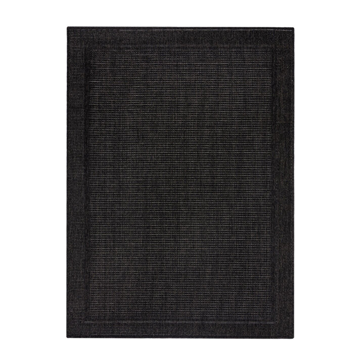 Buiten vloerkleed - Emilio Weave Antraciet - 1