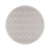 Rond buitenkleed - Piatto Mataro Creme/Wit - thumbnail 1