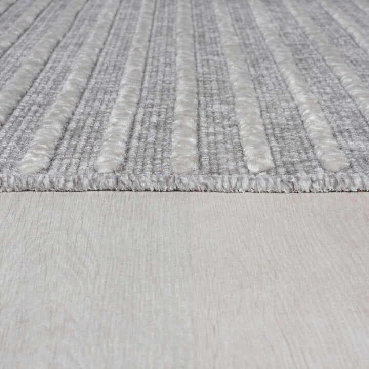 Wasbaar vloerkleed - Elto Stripe Grijs - 3