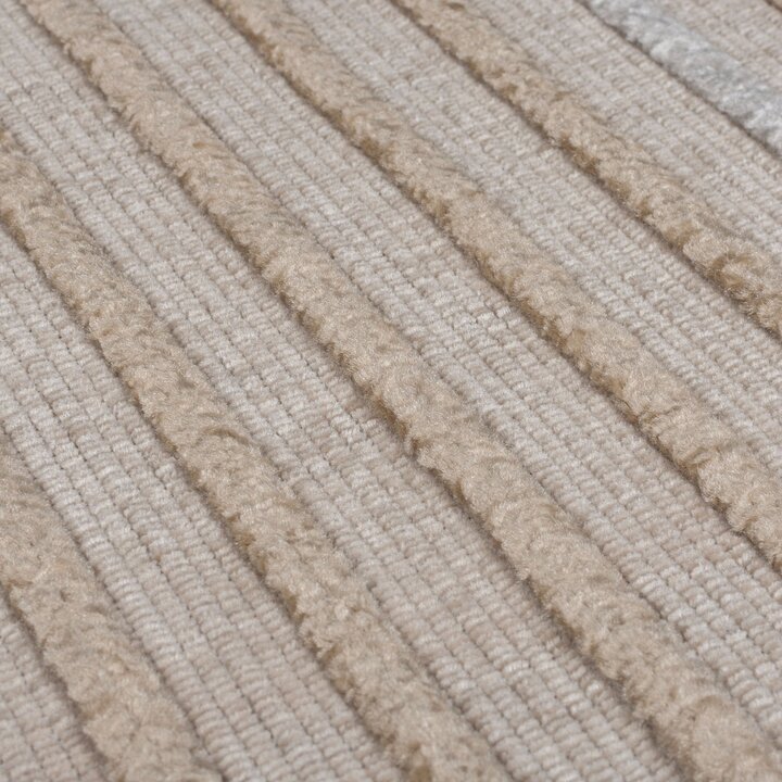 Wasbaar vloerkleed - Elto Stripe Beige - 2